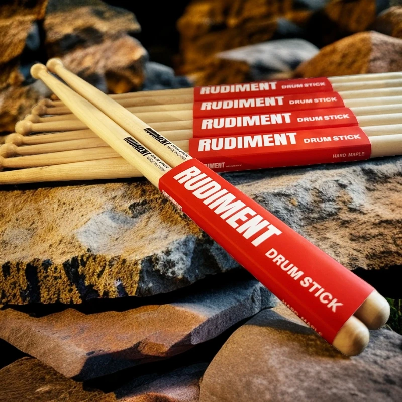 RUDIMENT DRUM STICK 基本功鼓棒北美硬枫木原木色