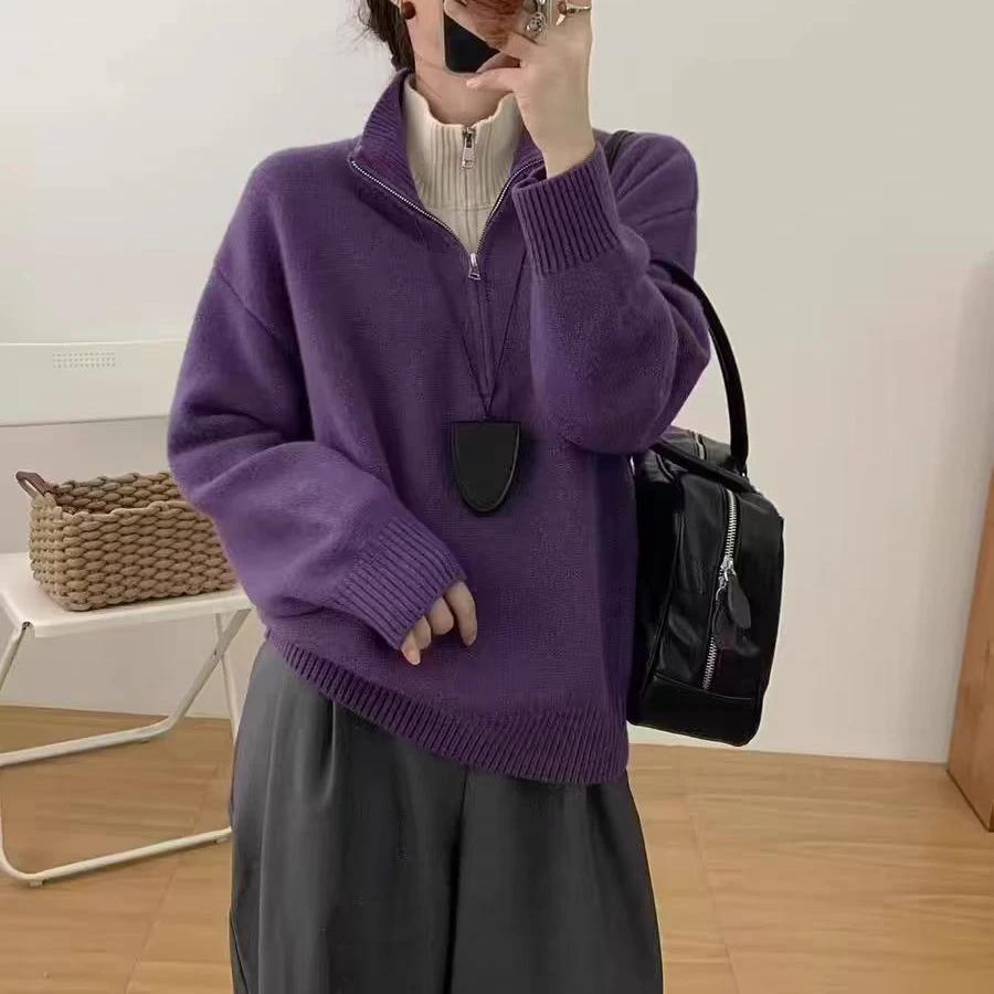 秋冬新款时尚甜美百搭毛衣女N7FTZ3726