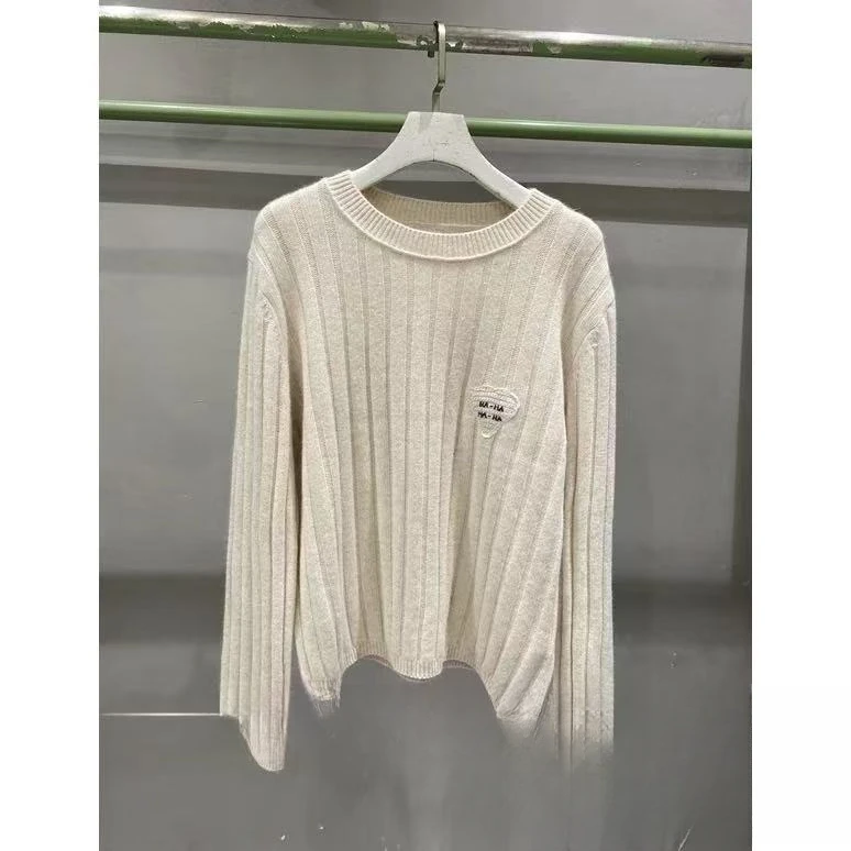 秋冬新款时尚宽松甜美针织毛衣女N7AMZ3763