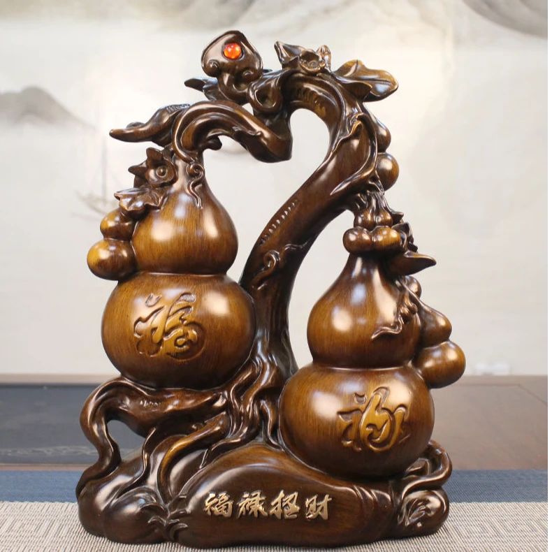 福禄双全家居摆件长13高18