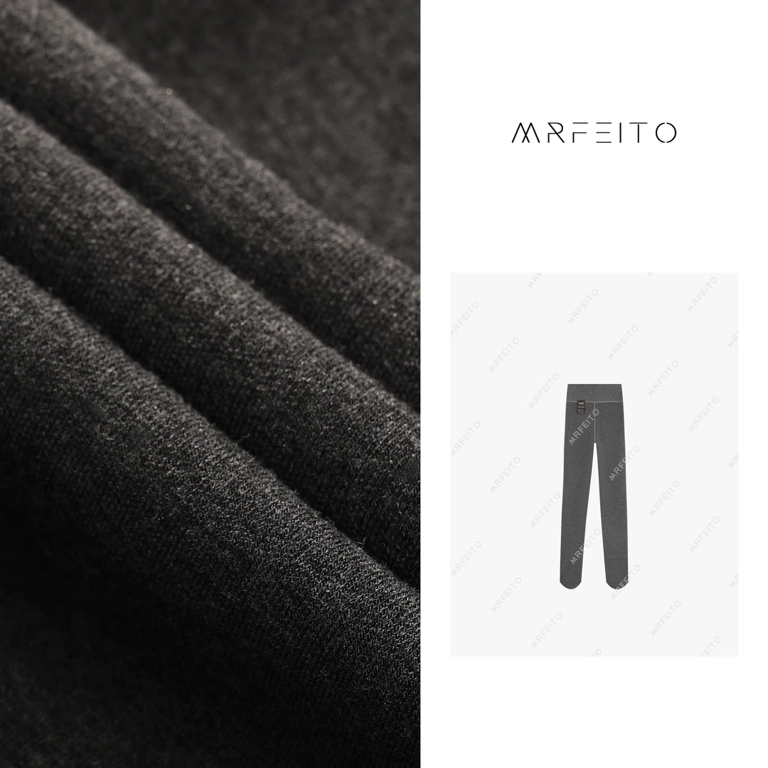 MRFEITO【黑绷带】高弹修身紧身弹力加厚打底裤H370K01Q28575