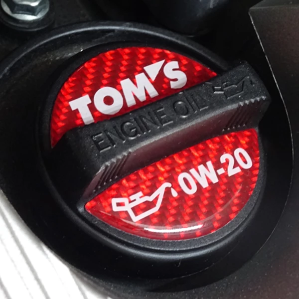 【官方授权】TOMS改装车贴机油盖贴机油口装饰贴全新日本原厂进口