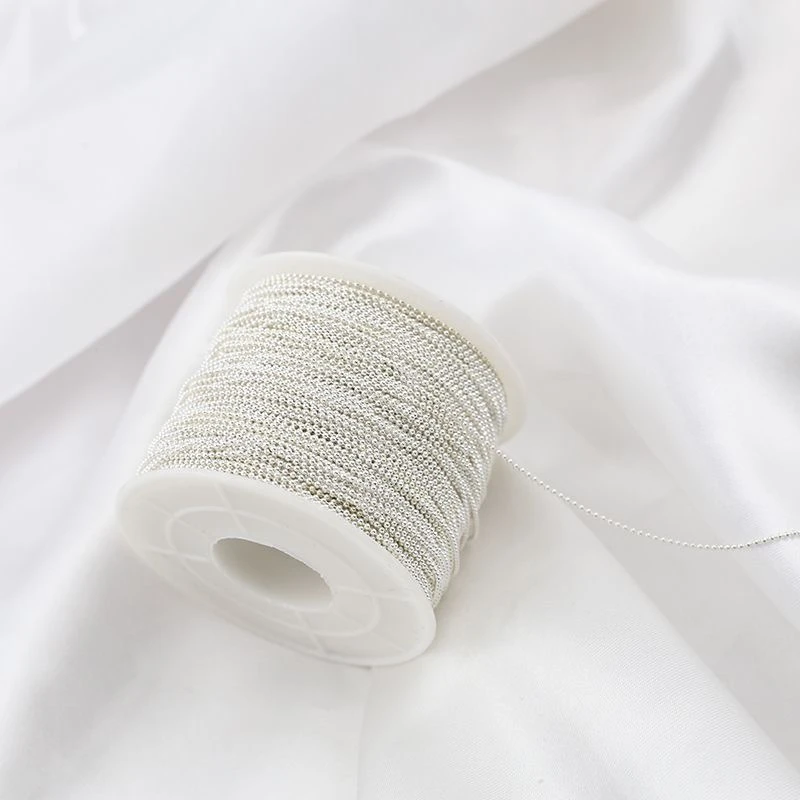 4号链接 钢珠链条蝴蝶结 蕾丝蝴蝶结 美甲布艺花边蕾丝