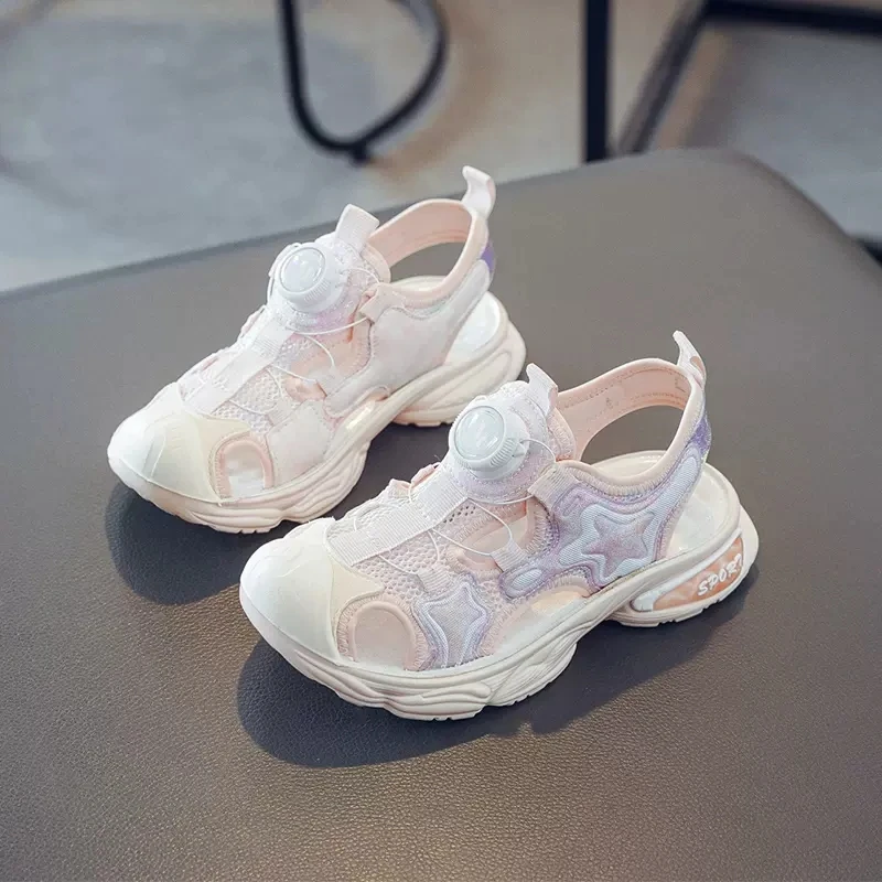 女童凉鞋新款软底夏季宝宝鞋软面小女孩时尚中大童童鞋沙滩鞋学生