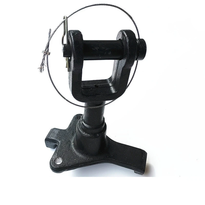 适配欧曼新款ETX前拖车钩GTL前牵引钩加强支架固定座EST牵引销轴