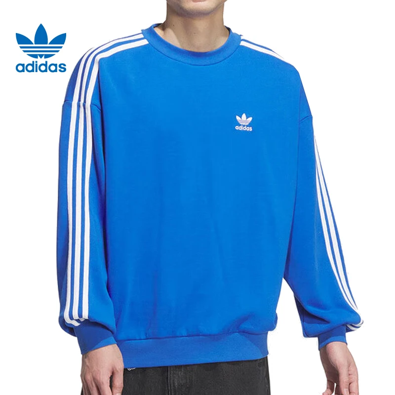 【法雅体育】adidas阿迪达斯三叶草男子运动休闲卫衣套头衫JN9787