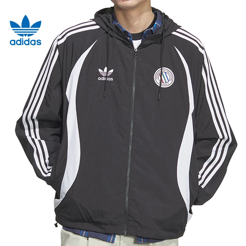 【法雅体育】adidas阿迪达斯三叶草男子运动休闲夹克外套JL8358