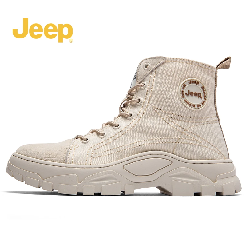 JEEP/吉普2025秋季新款男士时尚马丁靴防滑耐磨休闲百搭潮流英伦