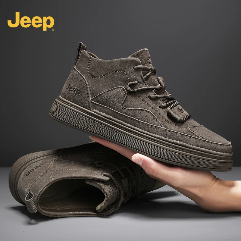 JEEP/吉普2025男士秋季新款舒适透气防滑耐磨潮鞋百搭时尚休闲鞋