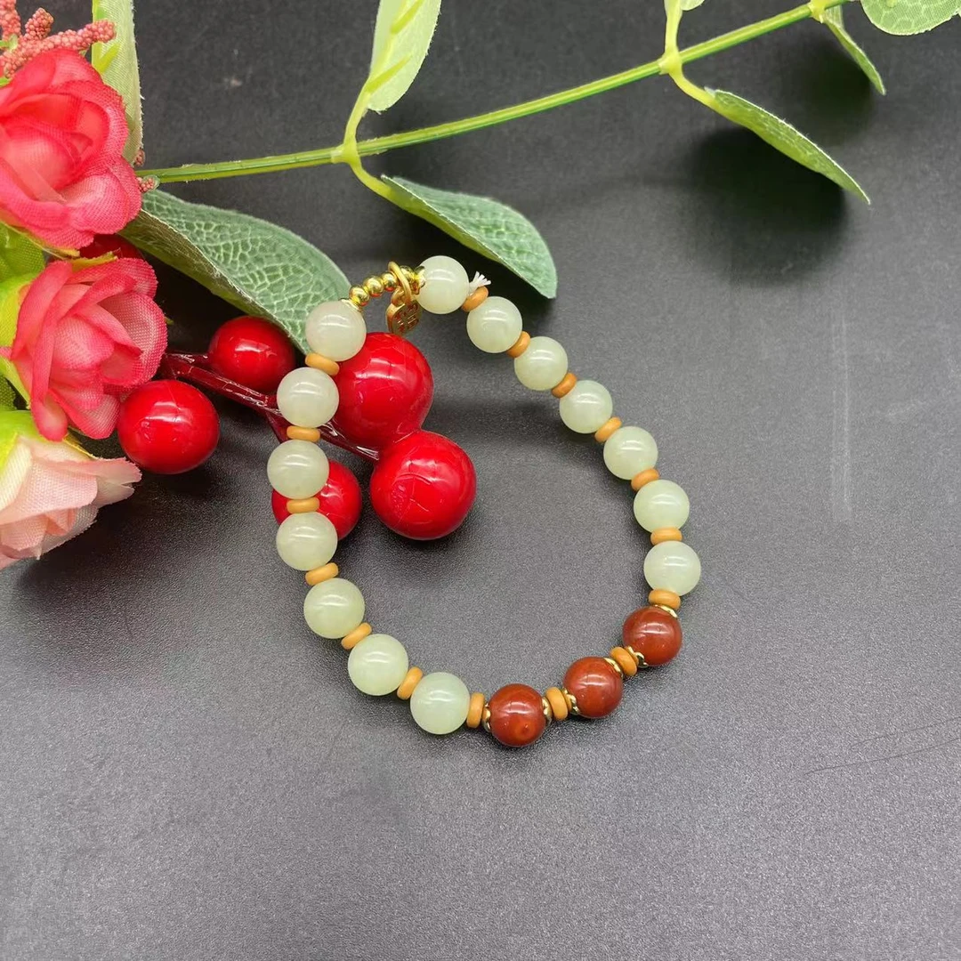 轻奢时尚气质女士简约百搭国风精美玉手串送礼首选男女皆可佩戴