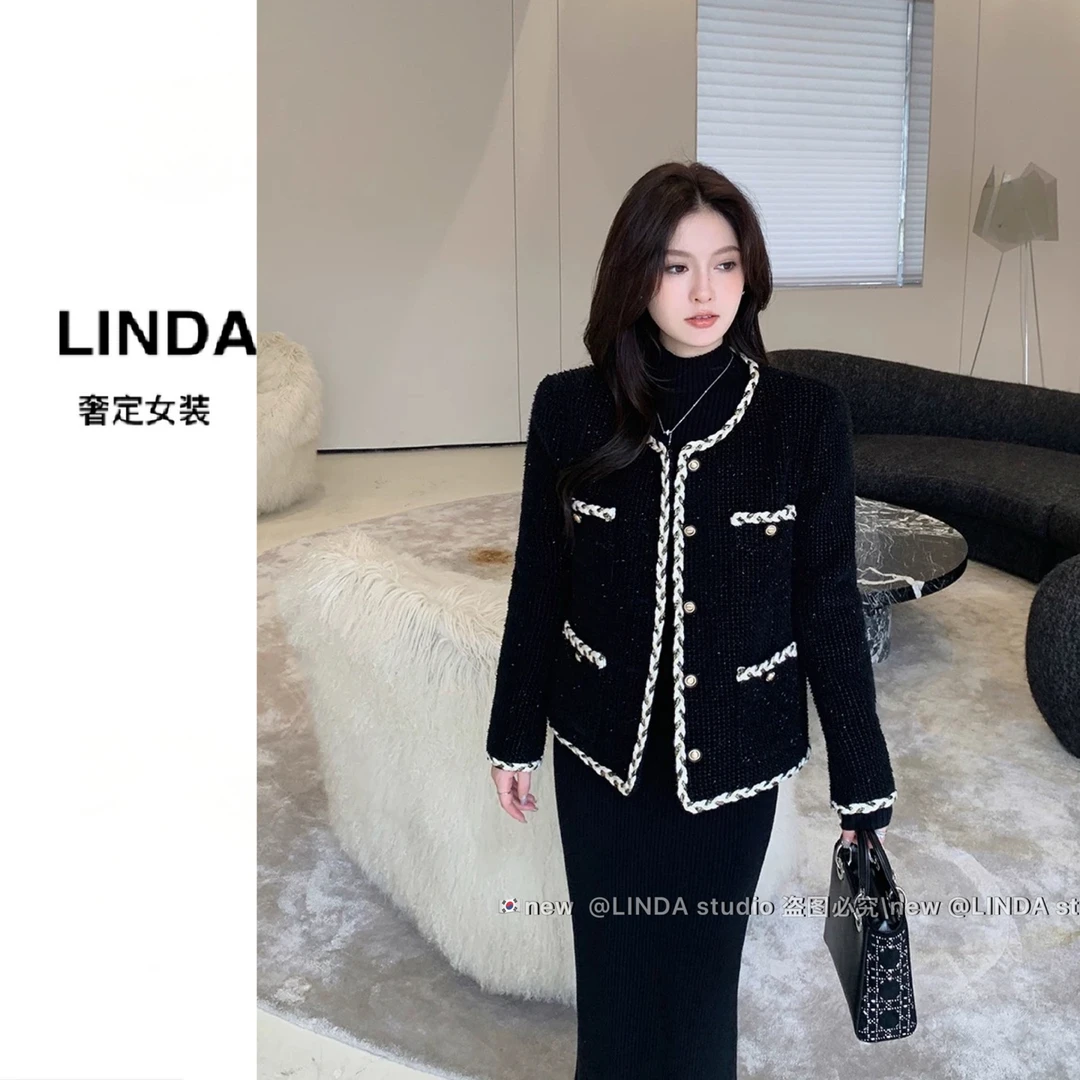 【251-260】四季青 加绒加厚欧货订单小香风外套 按照编码拍