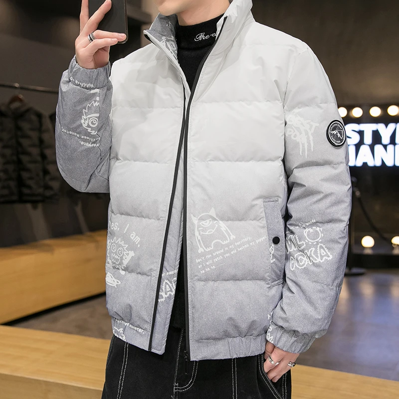 高品质羽绒服男款爆款2023新款潮流帅气潮牌高端冬季户外男士外套