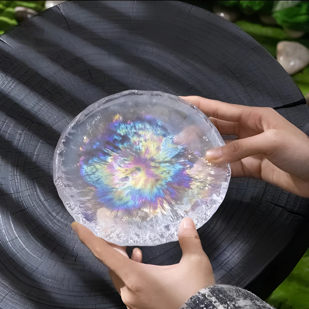 幻彩玻璃壶承日式加厚家用大号壶垫茶杯垫茶壶托功夫茶具配件D071