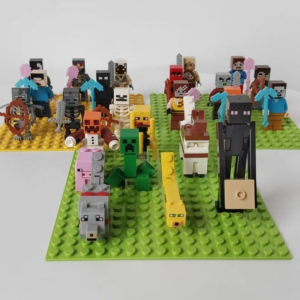兼容我的你的世界积木系列全套人仔动物生物宠物拼装男孩益智玩具