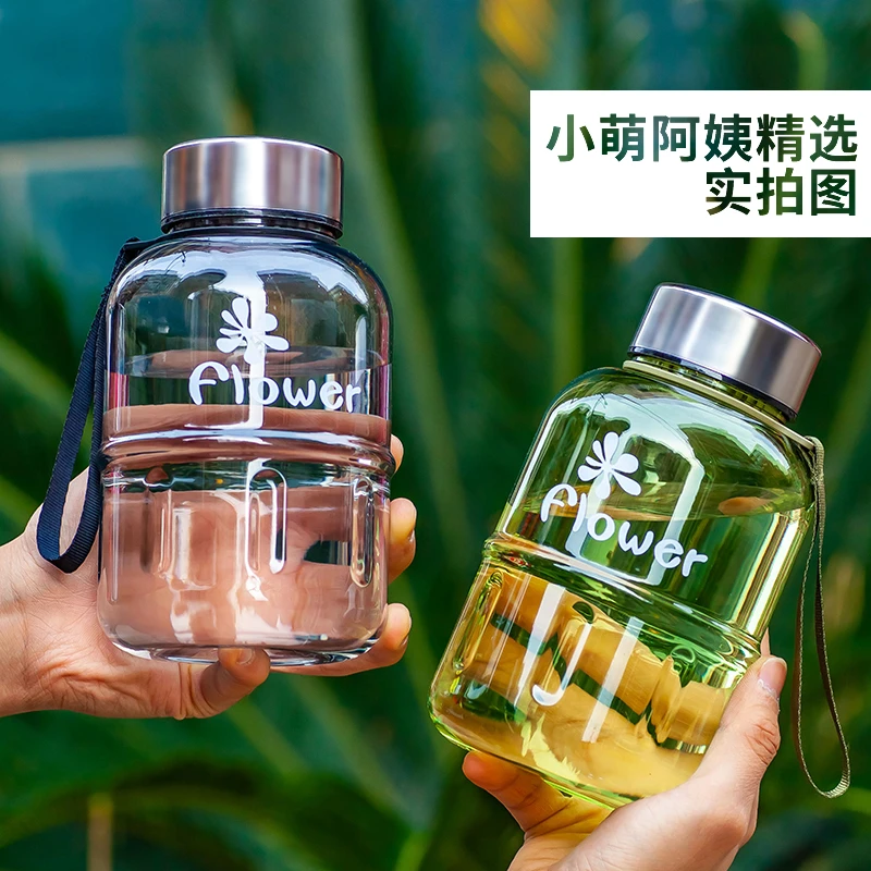 水杯男士泡茶杯防摔耐高温简约个性潮流网红大号便携外出水桶杯