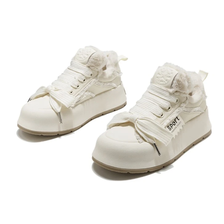 2023新款女鞋冬季潮流板鞋百搭时尚加绒休闲鞋 MD34112F11