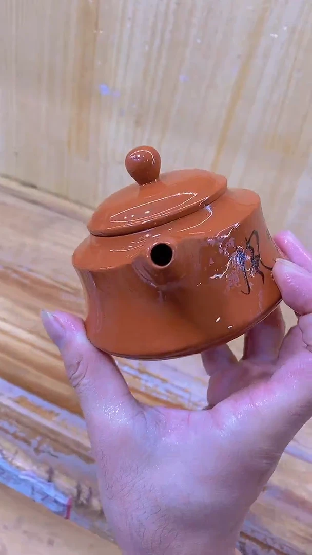 【闪购商品】紫砂茶壶风生水起如意壶