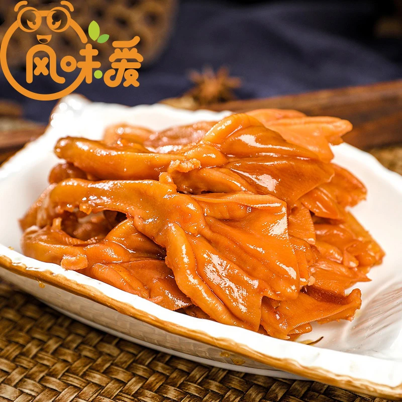 风味爱酱香去骨鸭掌口口是肉250克*1袋食用酒店专供肉香四溢美味