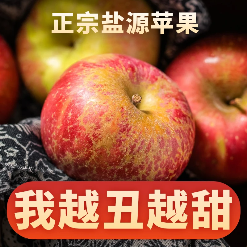 【大凉山丑苹果】正宗四川苹果冰糖心盐源苹果果园现摘现发新鲜水果