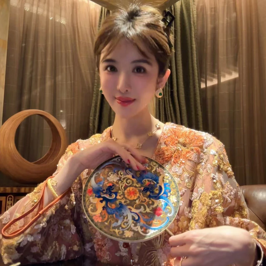 BABY ANNE【南洋风华】奢华贵气金套装上衣/半裙-PD233056