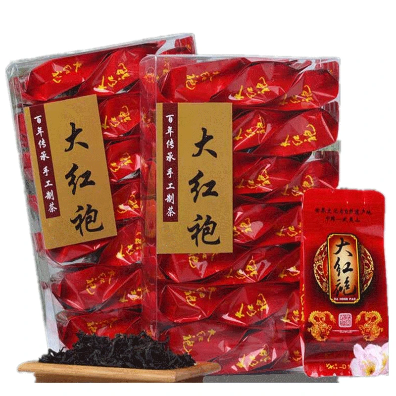 试喝茶叶大红袍新茶红茶乌龙茶武夷山浓香型散装袋装小泡礼盒装