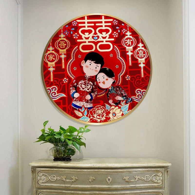 结婚图十字绣2024年新款线绣刺绣适合客厅手工自己绣20色