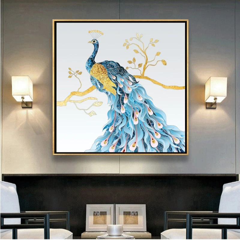 轻奢孔雀图十字绣【2024年新款】30色