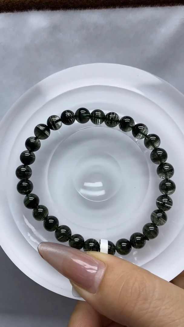 【闪购商品】水晶手链未镶嵌绿幽灵6.8m