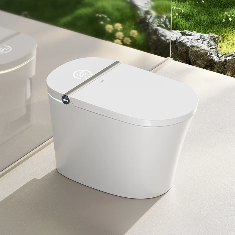 浪鲸海洋系列海龟款智能马桶一级水效脚感冲水泡沫盾除臭触式操控