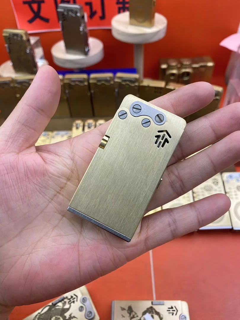 黄铜火机来图定制