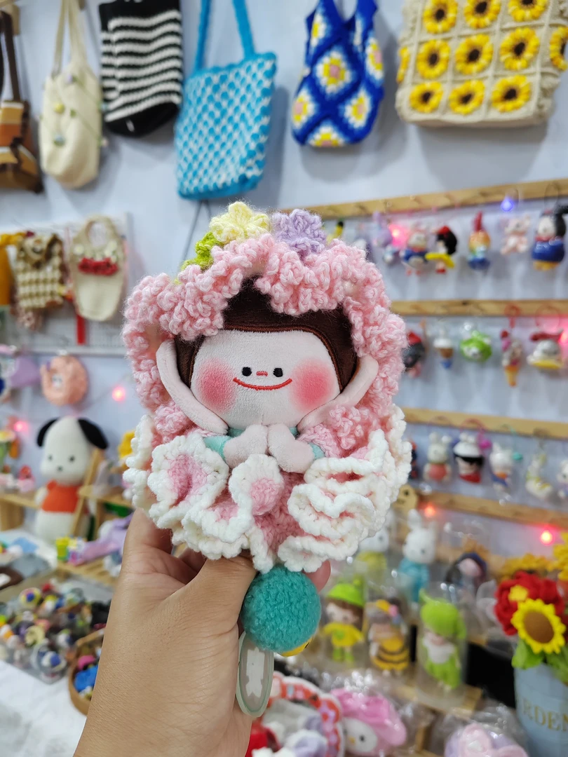 纯手工毛线钩织创意佛小伴帽衫定制款恐龙