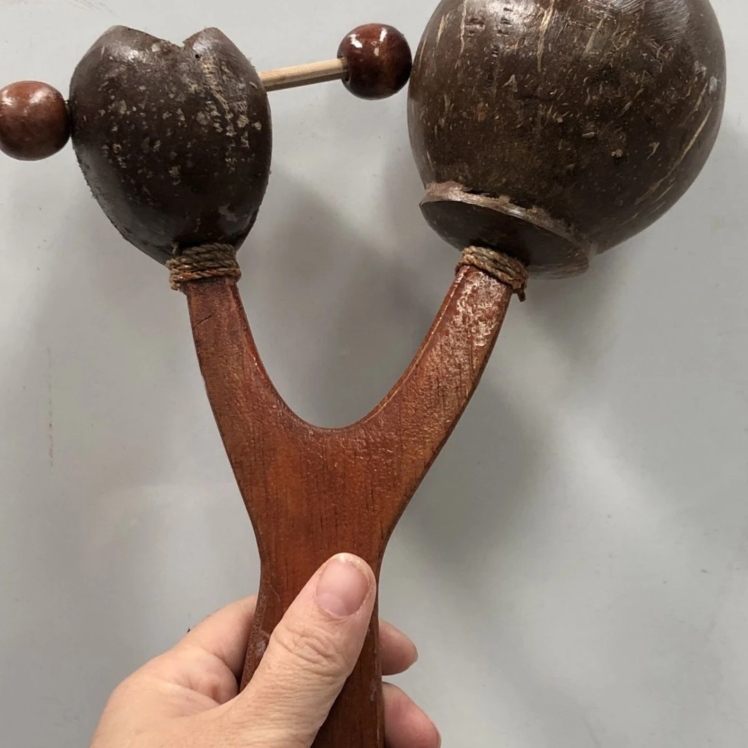 沙锤 手工椰壳沙锤