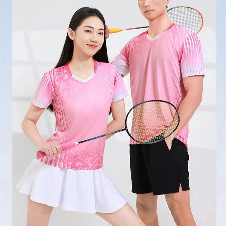 064-090全系列羽毛球服2024新款运动服透气速干学生比赛羽毛球服