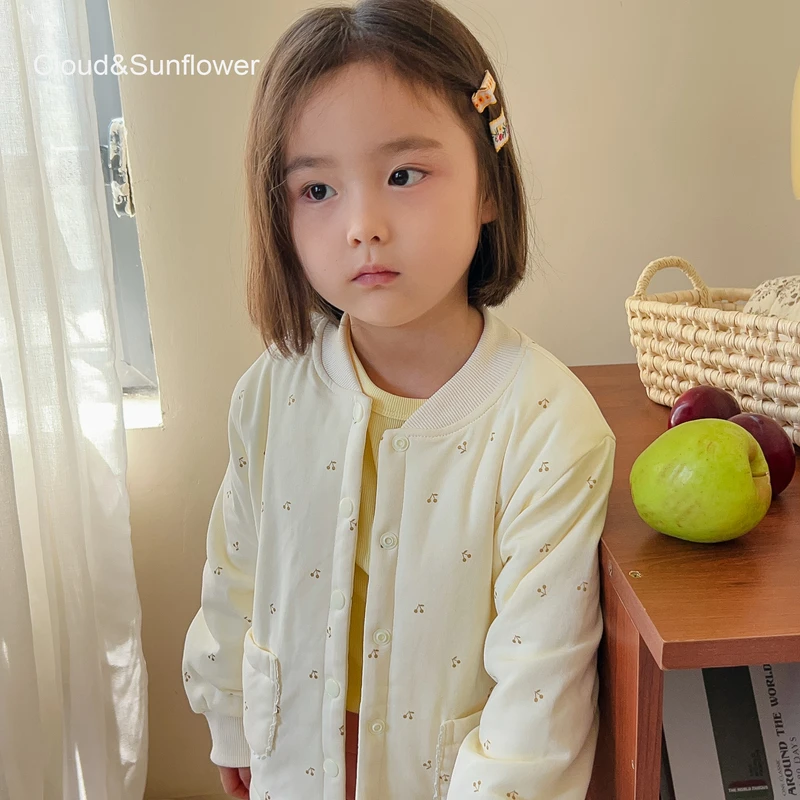 【云朵小葵】女童秋季长袖樱桃外套3240061