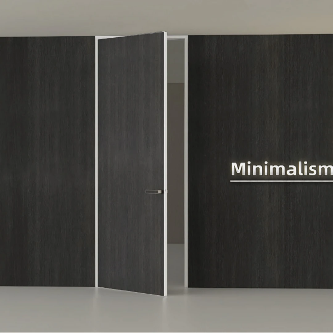 梦驰甄选极简铝木门室内门内门房门木门