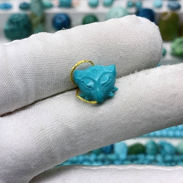 绿松石珠宝奇石未镶嵌