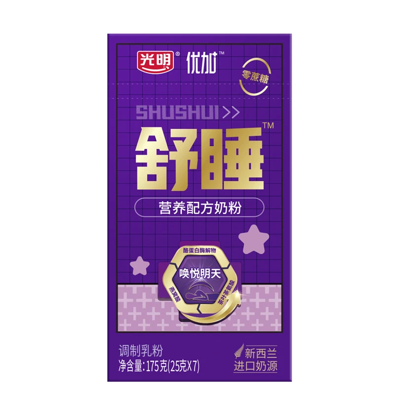光明光明优加舒睡配方奶粉晚安睡眠中老年上班族成人A
