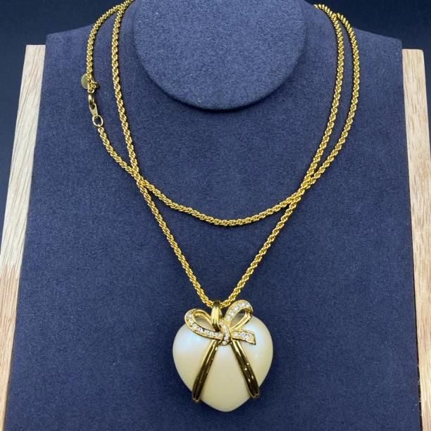 合金项链 LL 合集首饰复古jr桃心珠珠