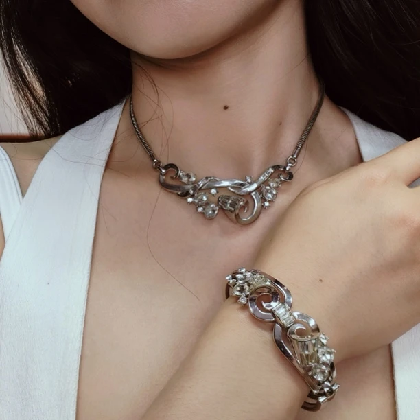 合金项链 ZZ 合集首饰复古漫步系列项链手镯组经典气质