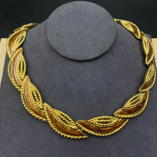 合金项链 LL 中古vintage 翠法丽Trifari项链套装