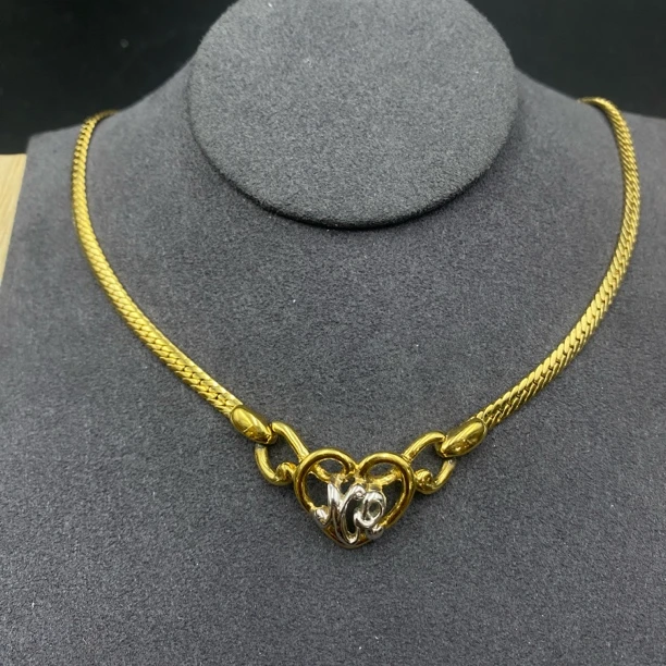 合金项链 LL 中古vintage 莲娜丽姿ninaricci项链