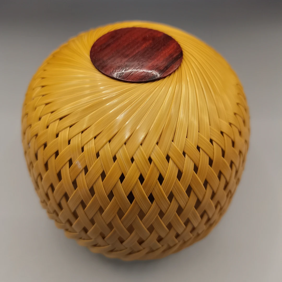 竹编蝈蝈笼 手把件儿 加高型涿州艺人李金明作品45条精品蝈蝈笼