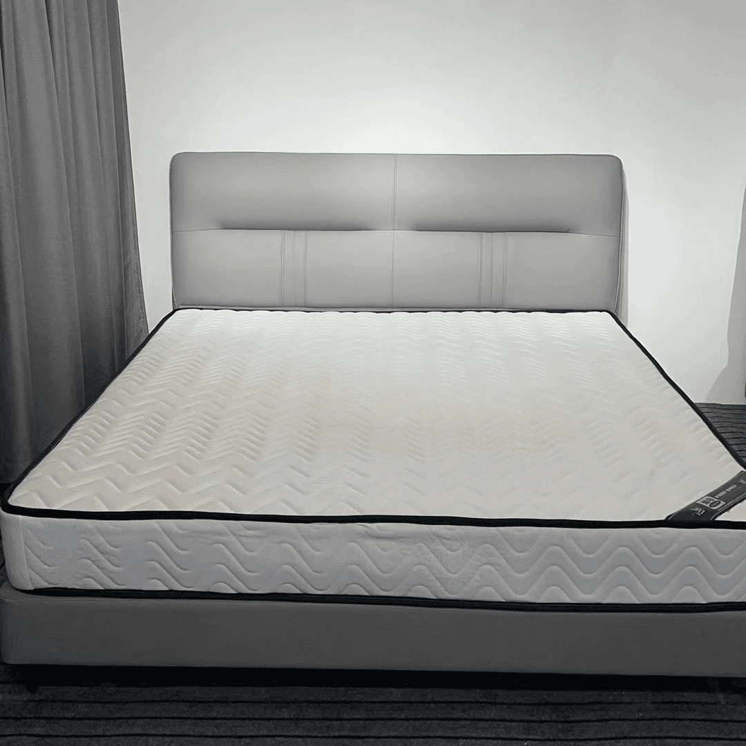 609#新款1.8婚床意式极简简约主卧高档皮床