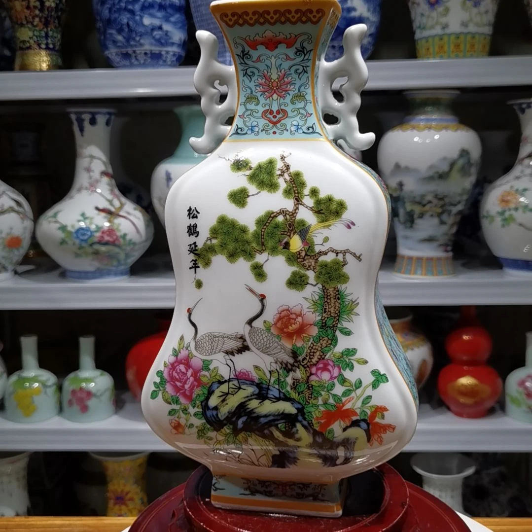瓶景德镇陶瓷花瓶摆件