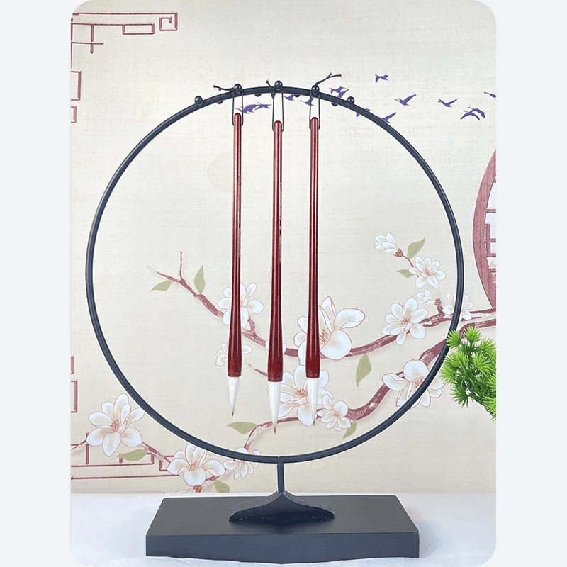 【御笔亲征兼毫】初学者纯手工实木兼毫毛笔 御笔亲征兼小行书毛笔