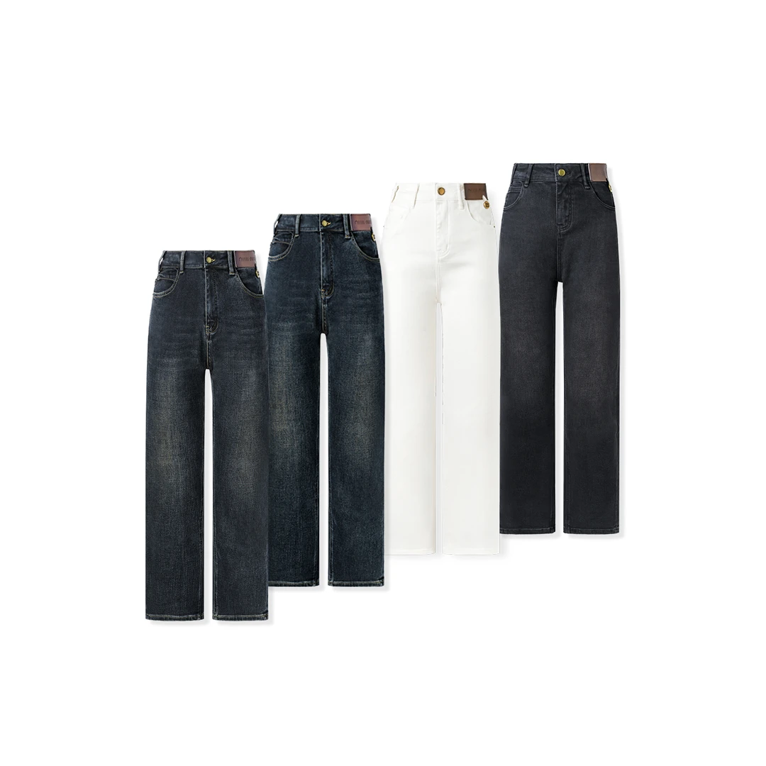 Wen.Studio | 小烟管裤牛仔裤新款弹力高腰休闲裤0910