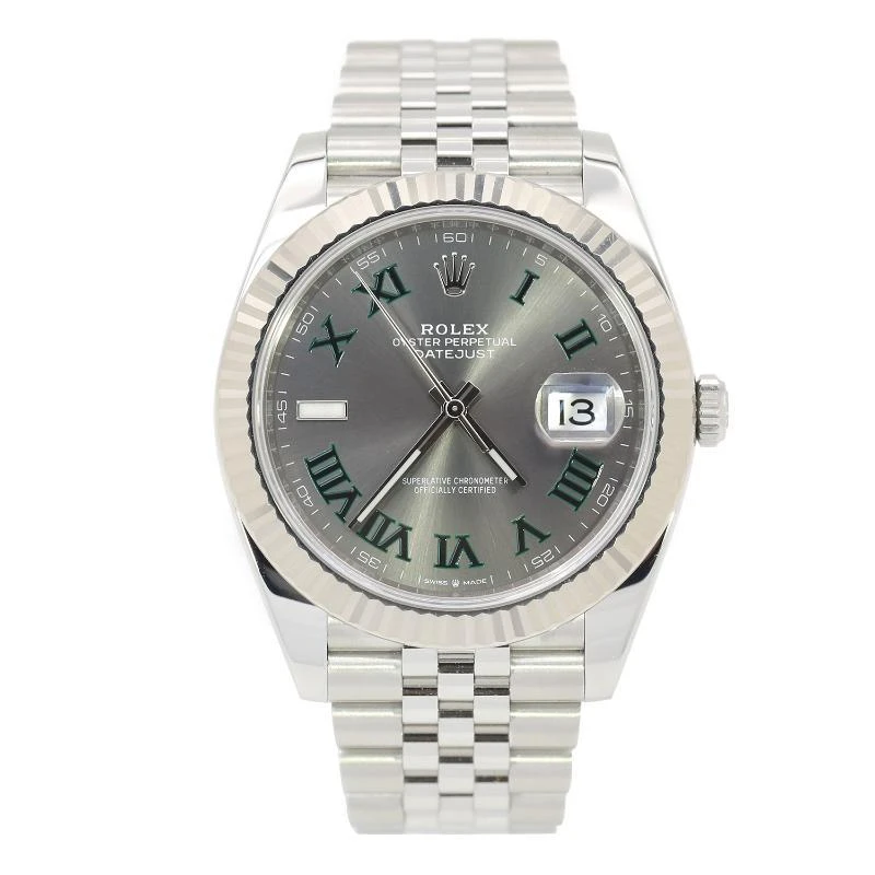 99新 Rolex/劳力士 23年全套/日志/126334/绿萝/41表径