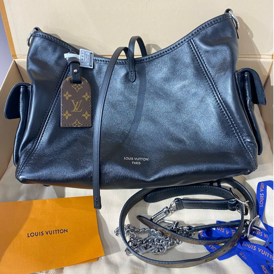 未使用 LV carryall 黑武士 小号 芯片款