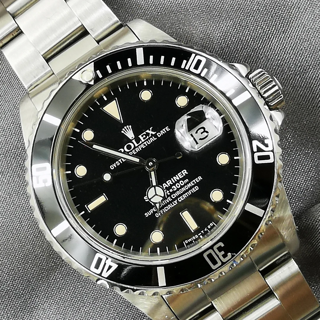 95新 Rolex/劳力士 16800有历黑潜航者/单表/40表径/男款/经典