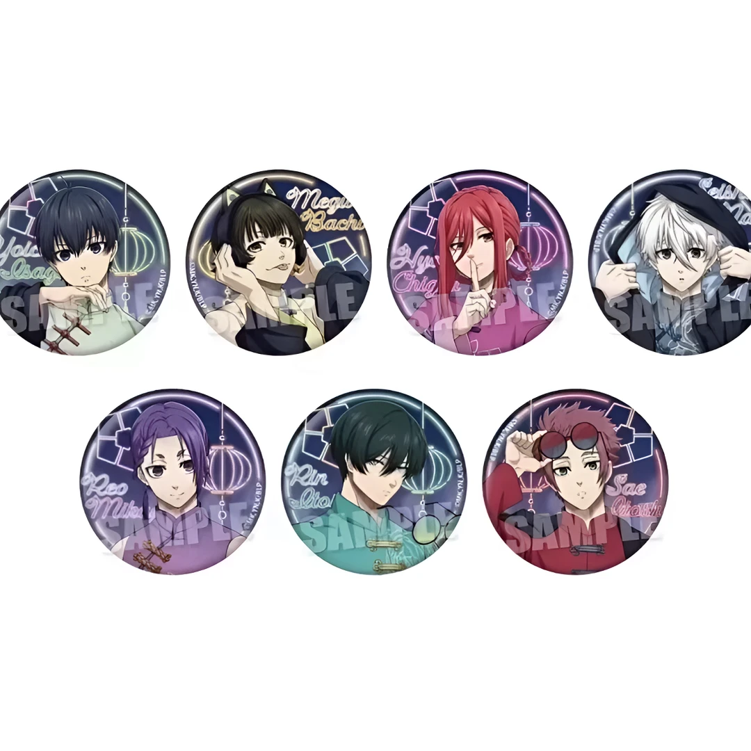 【蓝色监狱】赛博朋克 霓虹吧唧#盲盒代拆#潮玩盲盒#手办盲盒